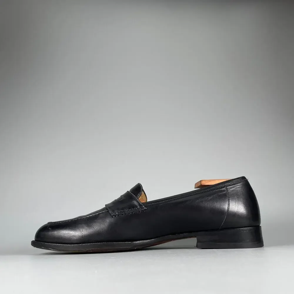 Cole Haan Men's 9.5 D Black Leather Slip On Penny Loafers Dress Shoes Casual GUC